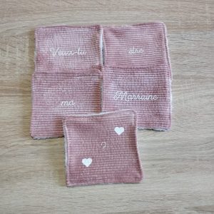 Lot de 5 lingettes Demande Marraine