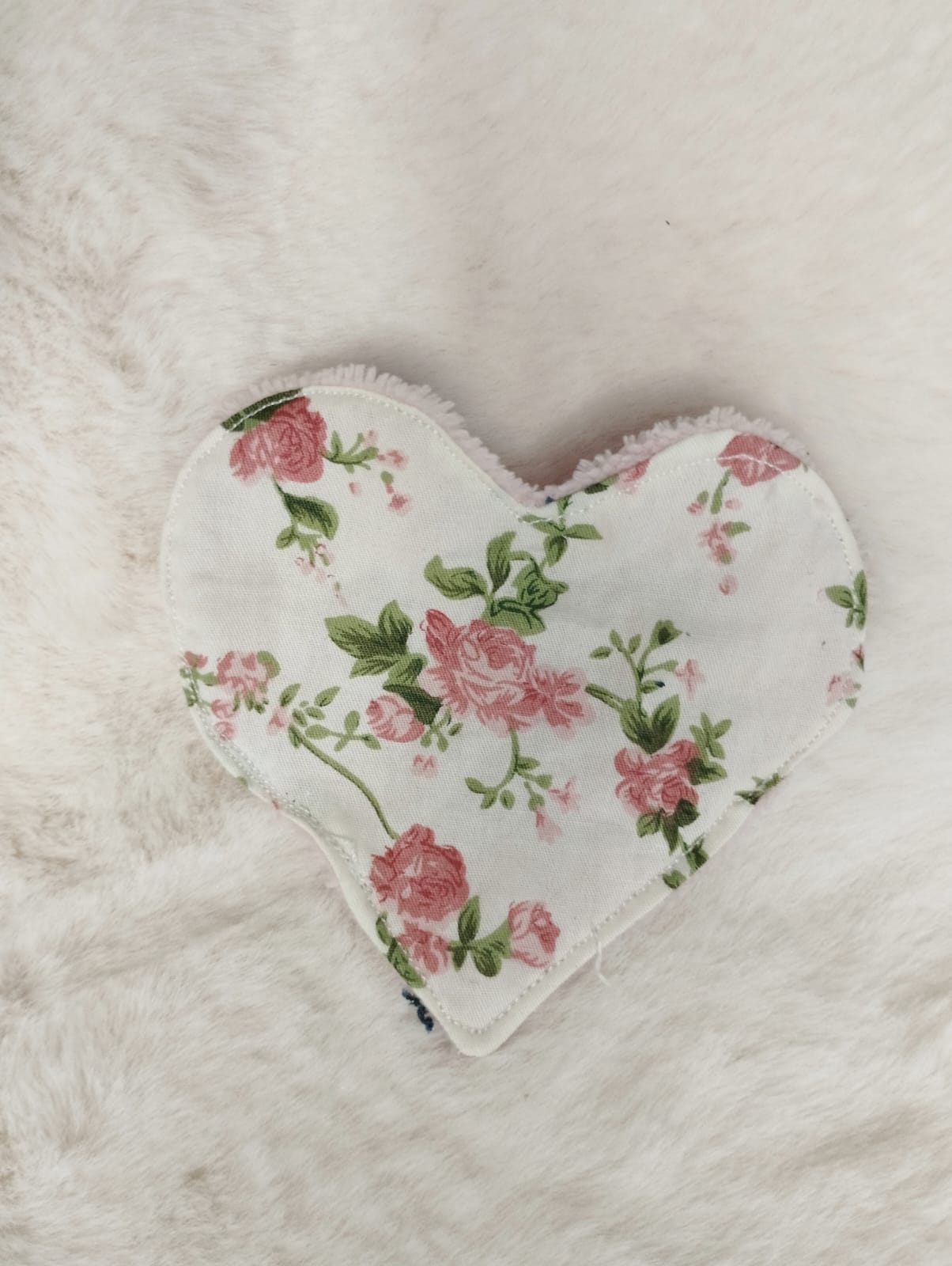 Lingette lavable coeur