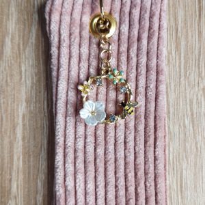 Marque-page rose des vents