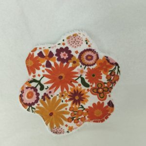 Lingette lavable fleur
