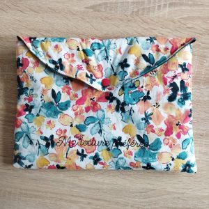 Pochette livre royal « aquarelle de fleurs »