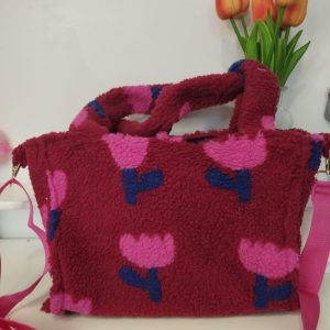 Cabas Rouge Fleurie